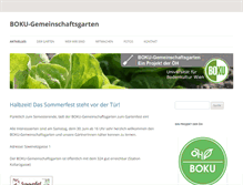 Tablet Screenshot of boku-gemeinschaftsgarten.org